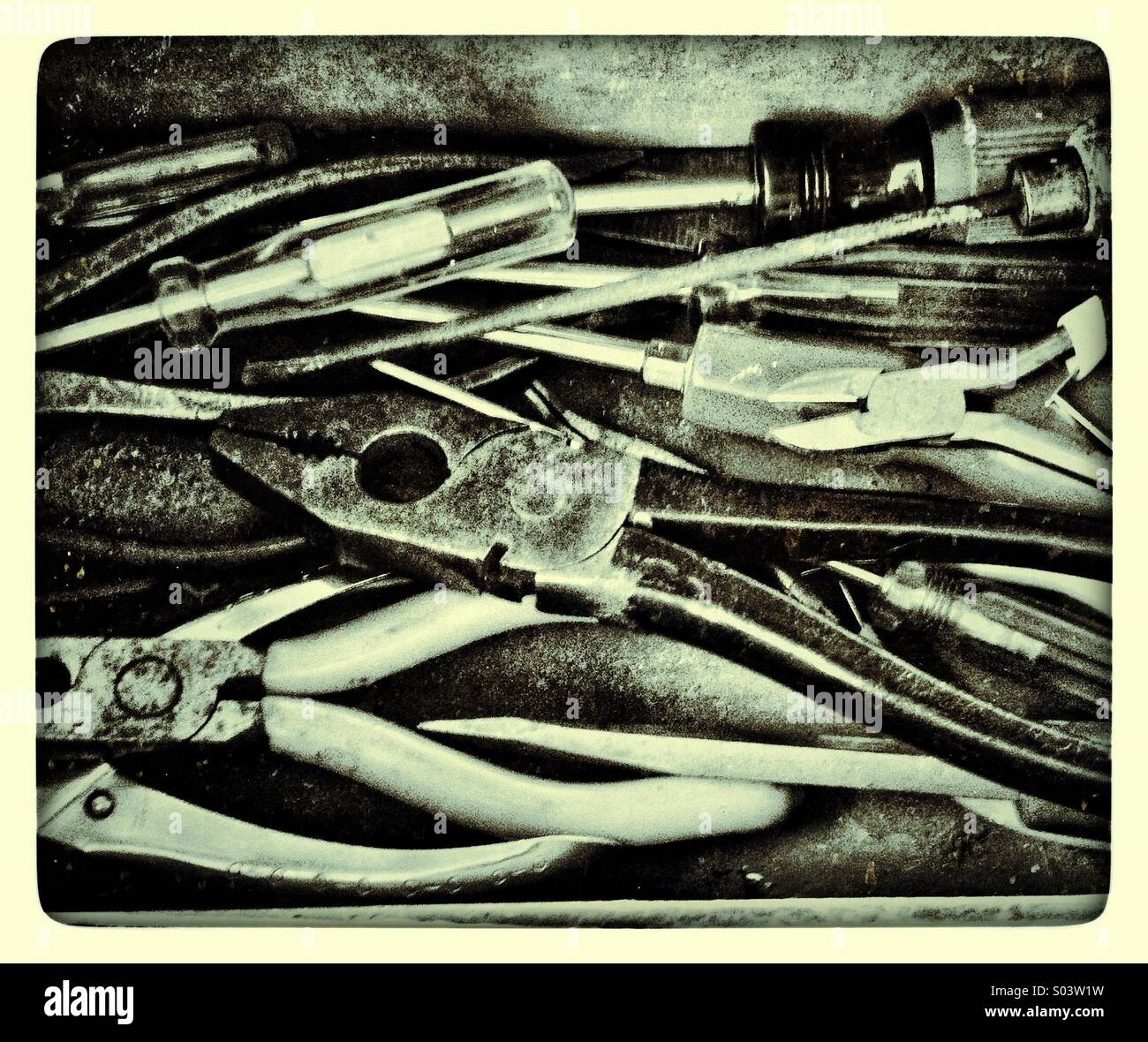 Tool draw - Smartphone Captured Stock Image