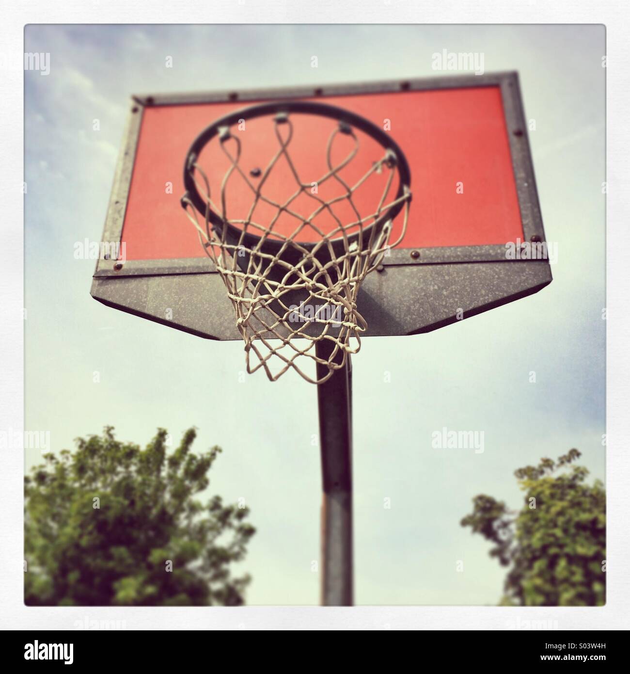 A basketball hoop Stock Photo Alamy