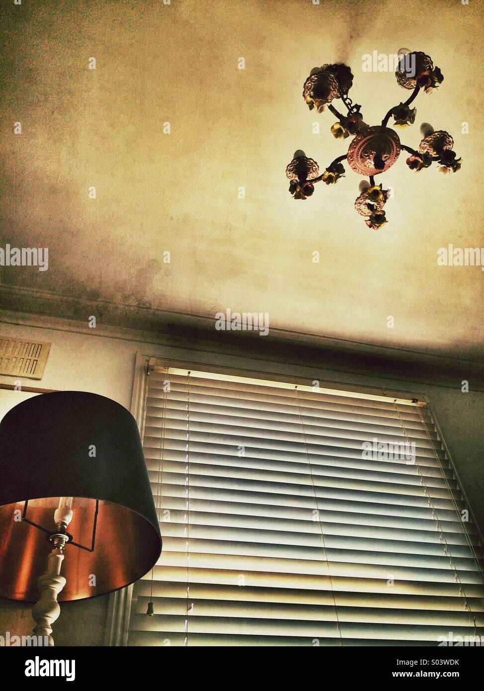 Unusual shot of a living room. - Smartphone Captured Stock Image