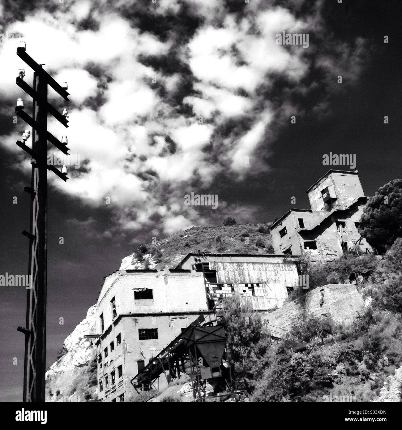 Capoliveri mining site - Smartphone Captured Stock Image