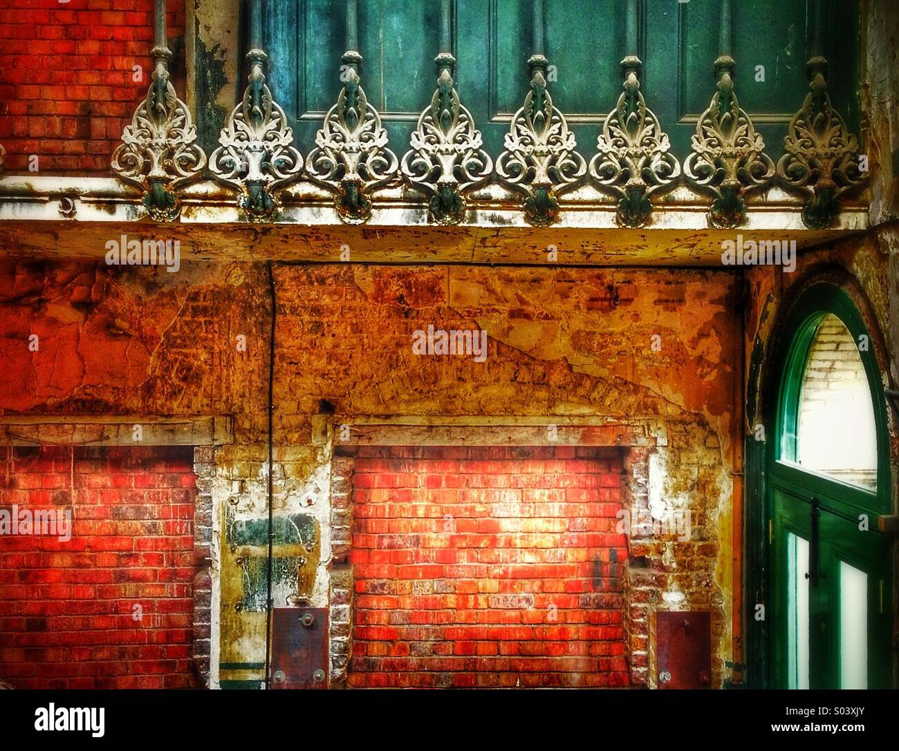 Disused station - Smartphone Captured Stock Image