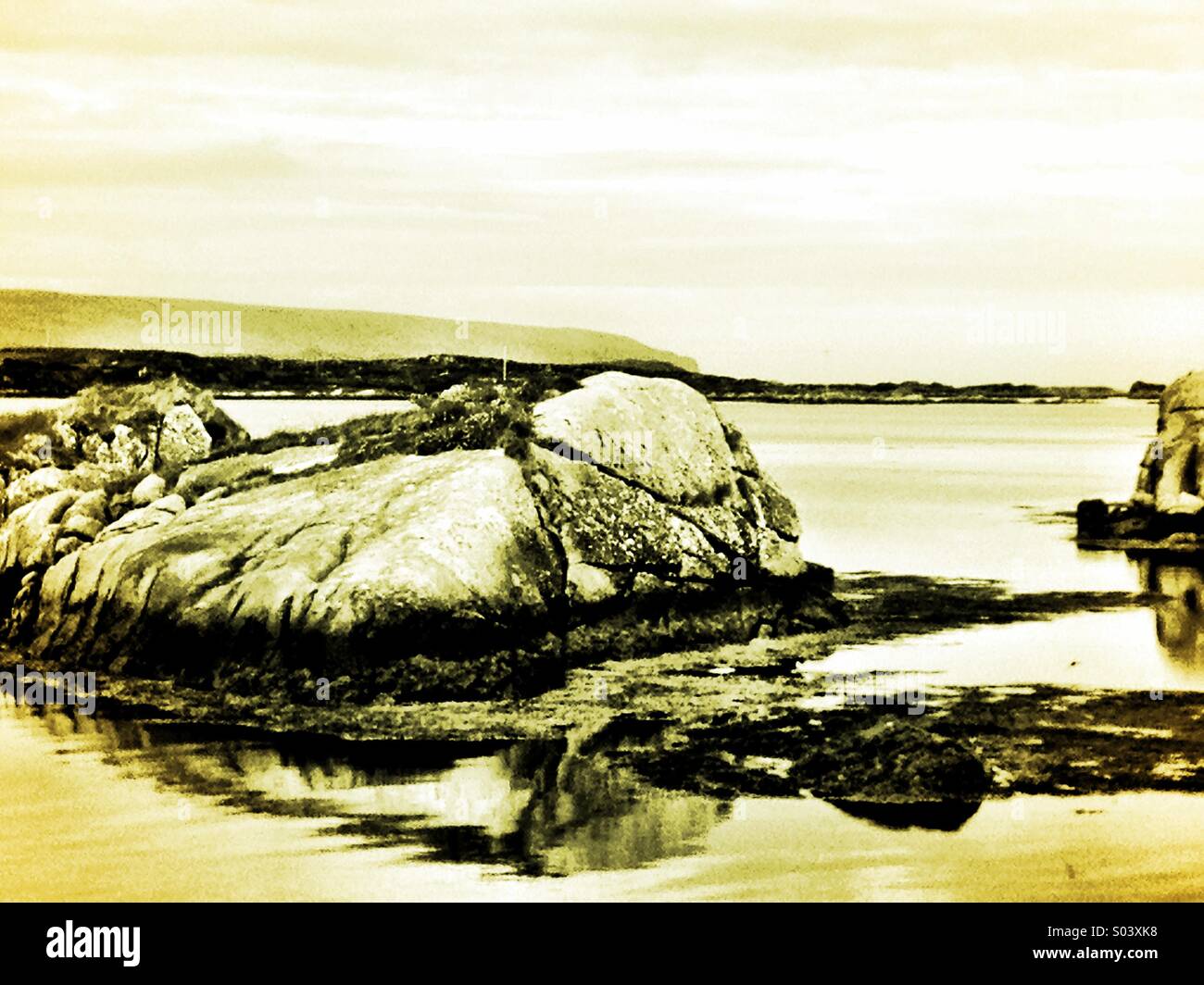 Seascape Donegal Ireland - Smartphone Captured Stock Image