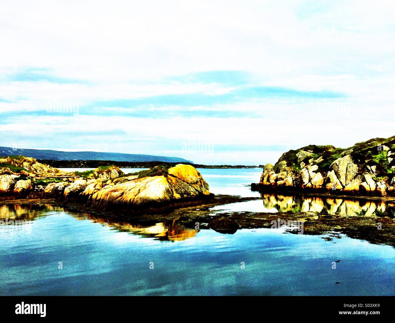 Donegal seascape - Smartphone Captured Stock Image