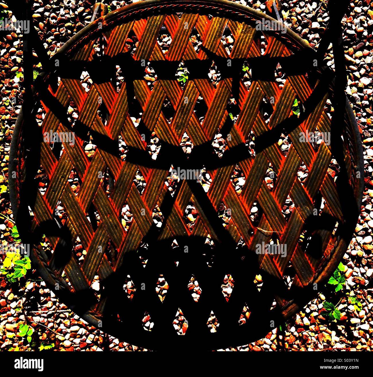 Garden Chair - Smartphone Captured Stock Image