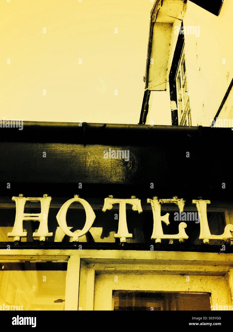 Old Hotel - Smartphone Captured Stock Image