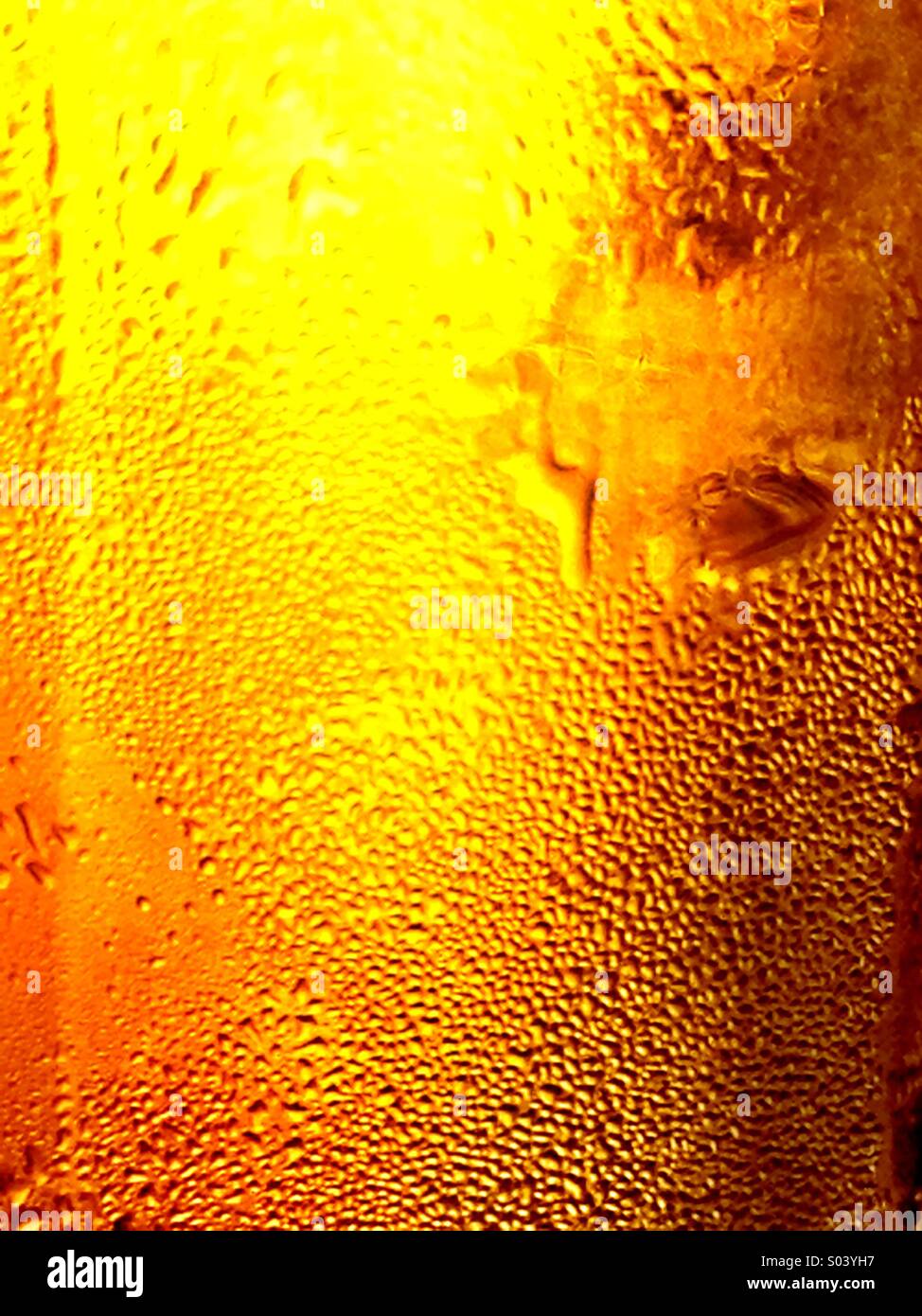 Cold pint in the sunshine - Smartphone Captured Stock Image
