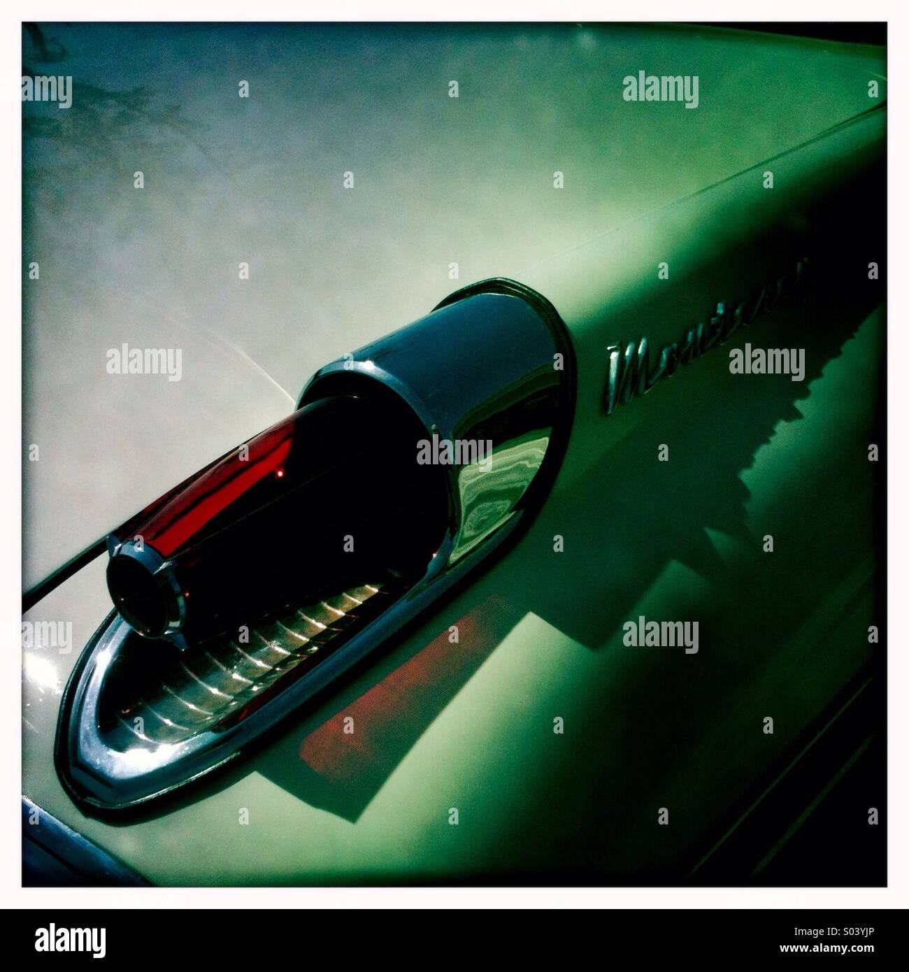 Vintage auto tail light Stock Photo Alamy