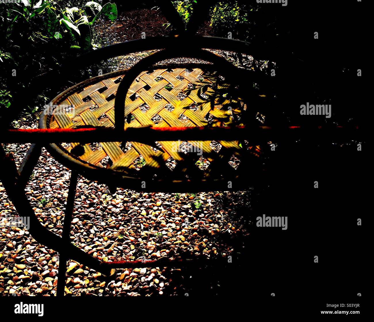 Garden Chair - Smartphone Captured Stock Image