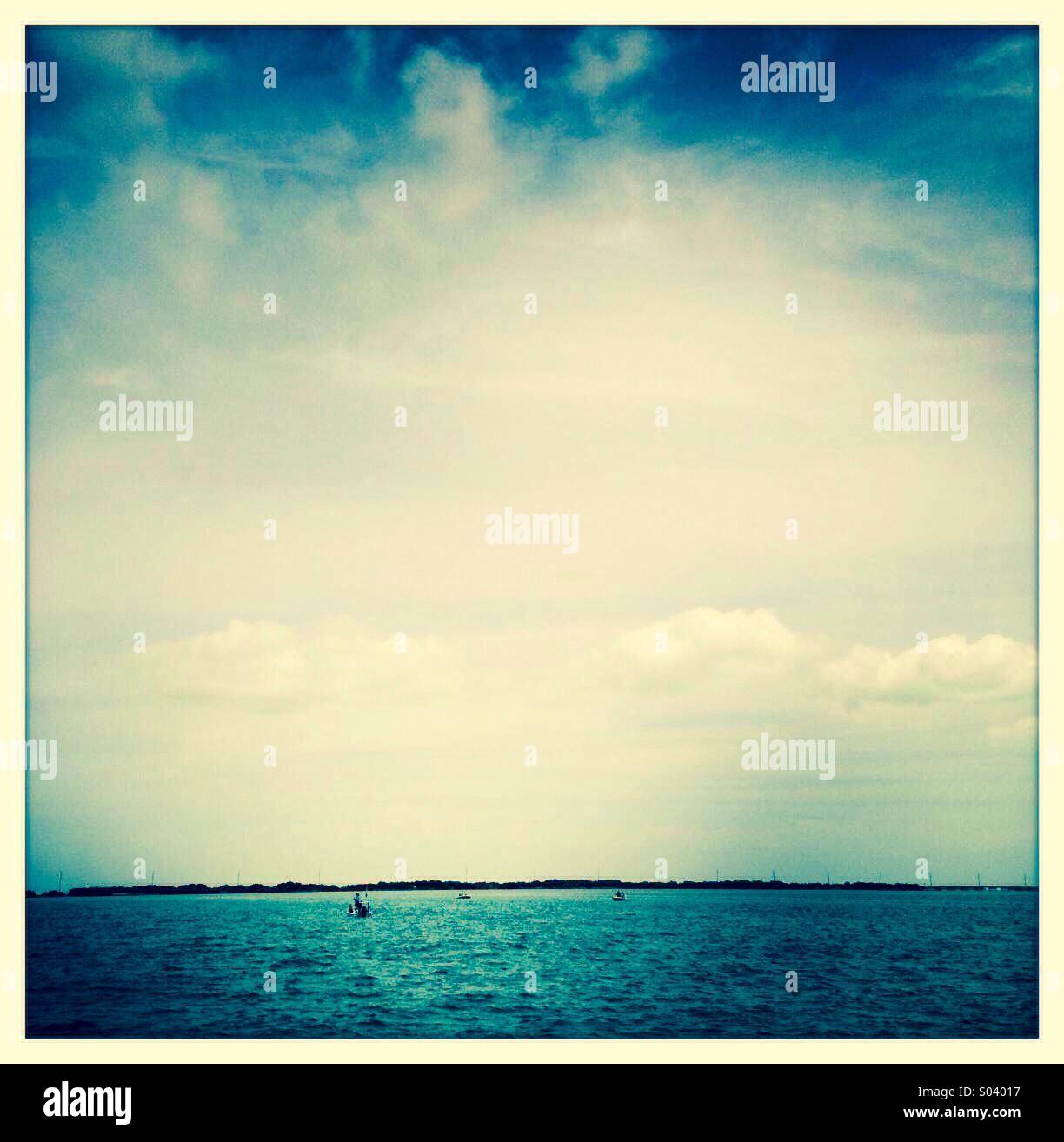 Boating in marathon, Florida USA Stock Photo Alamy