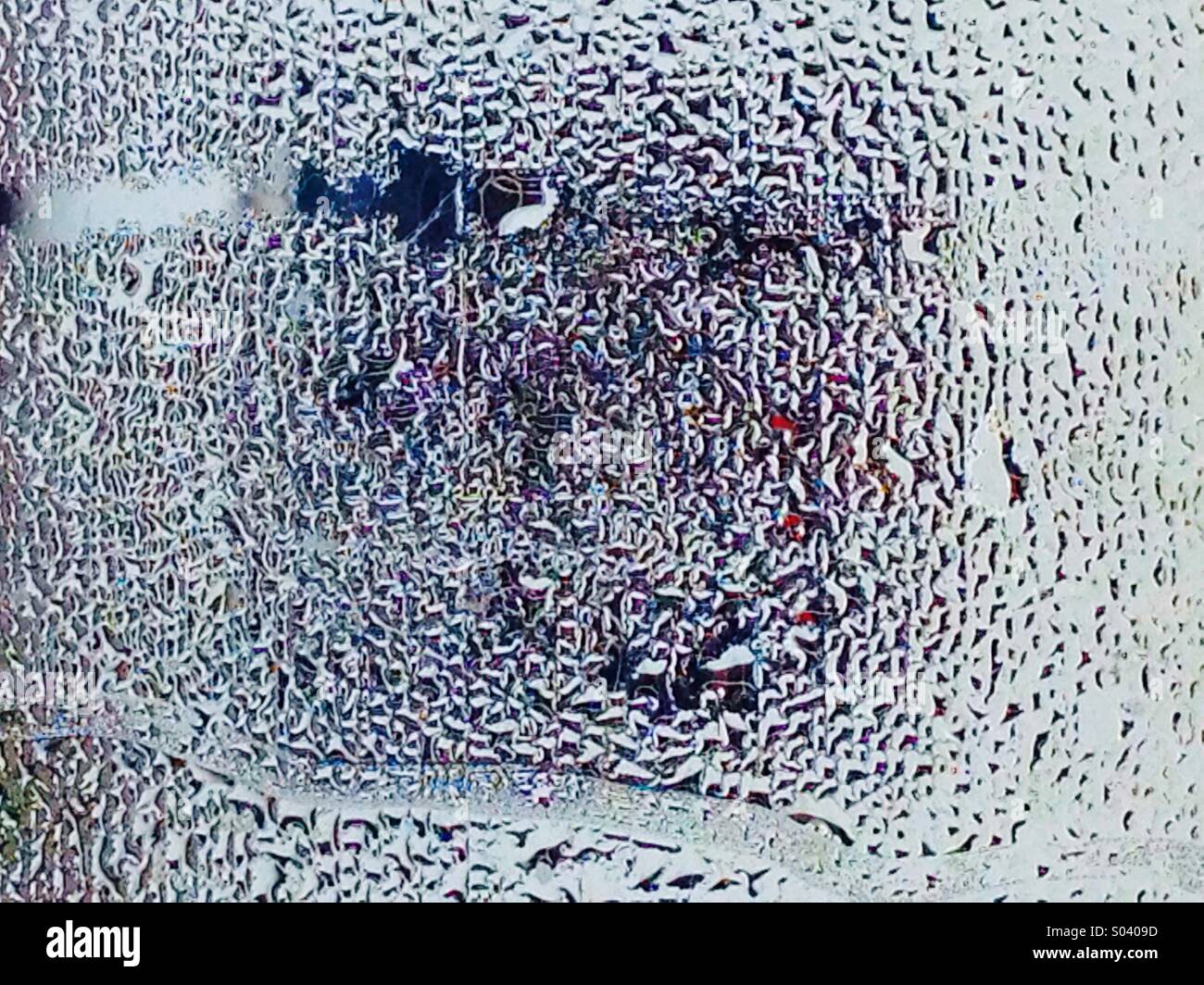 Condensation disturbance - Smartphone Captured Stock Image