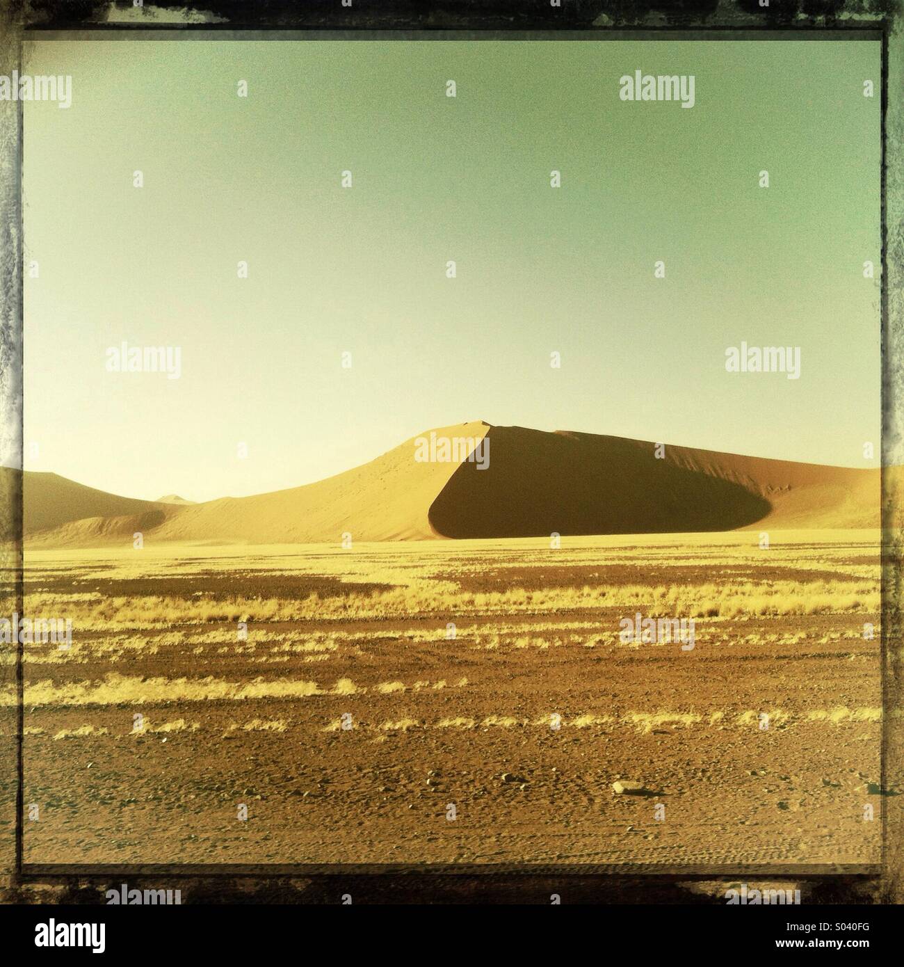 Dune, sossuvslei, namibia - Smartphone Captured Stock Image