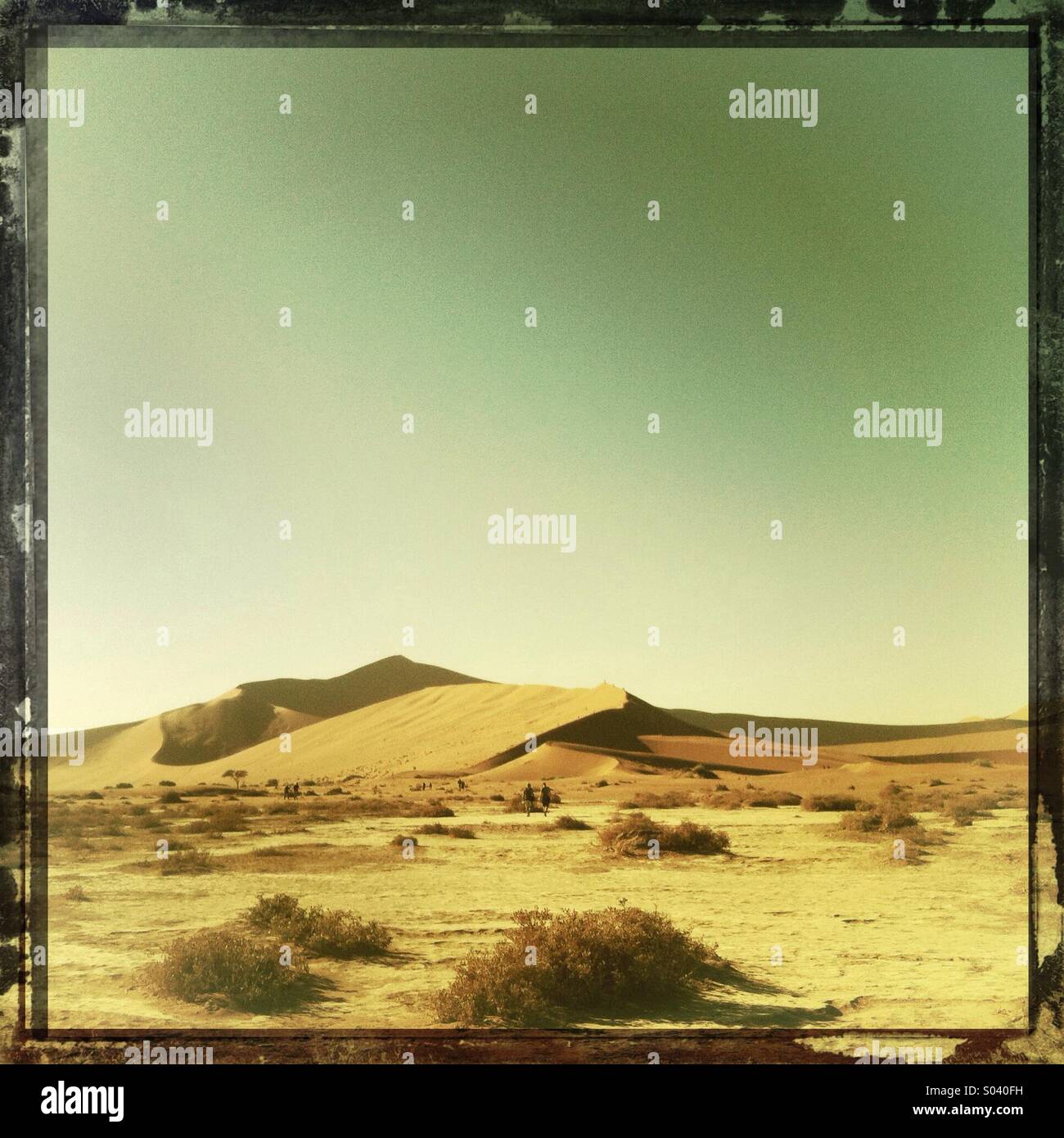 Dune, sossuvslei, namibia - Smartphone Captured Stock Image