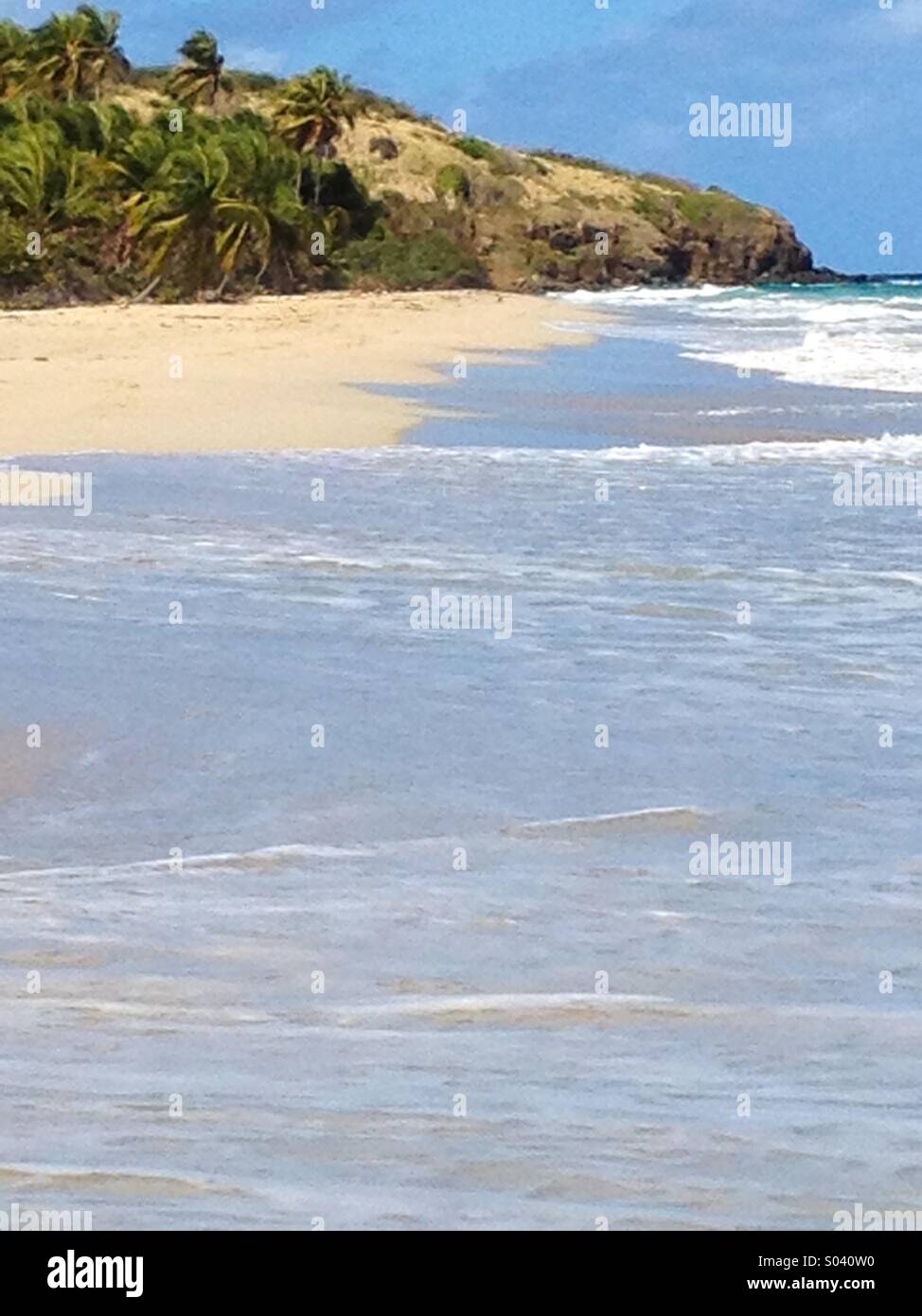 Zoni Beach, Culebra, Puerto Rico Stock Photo