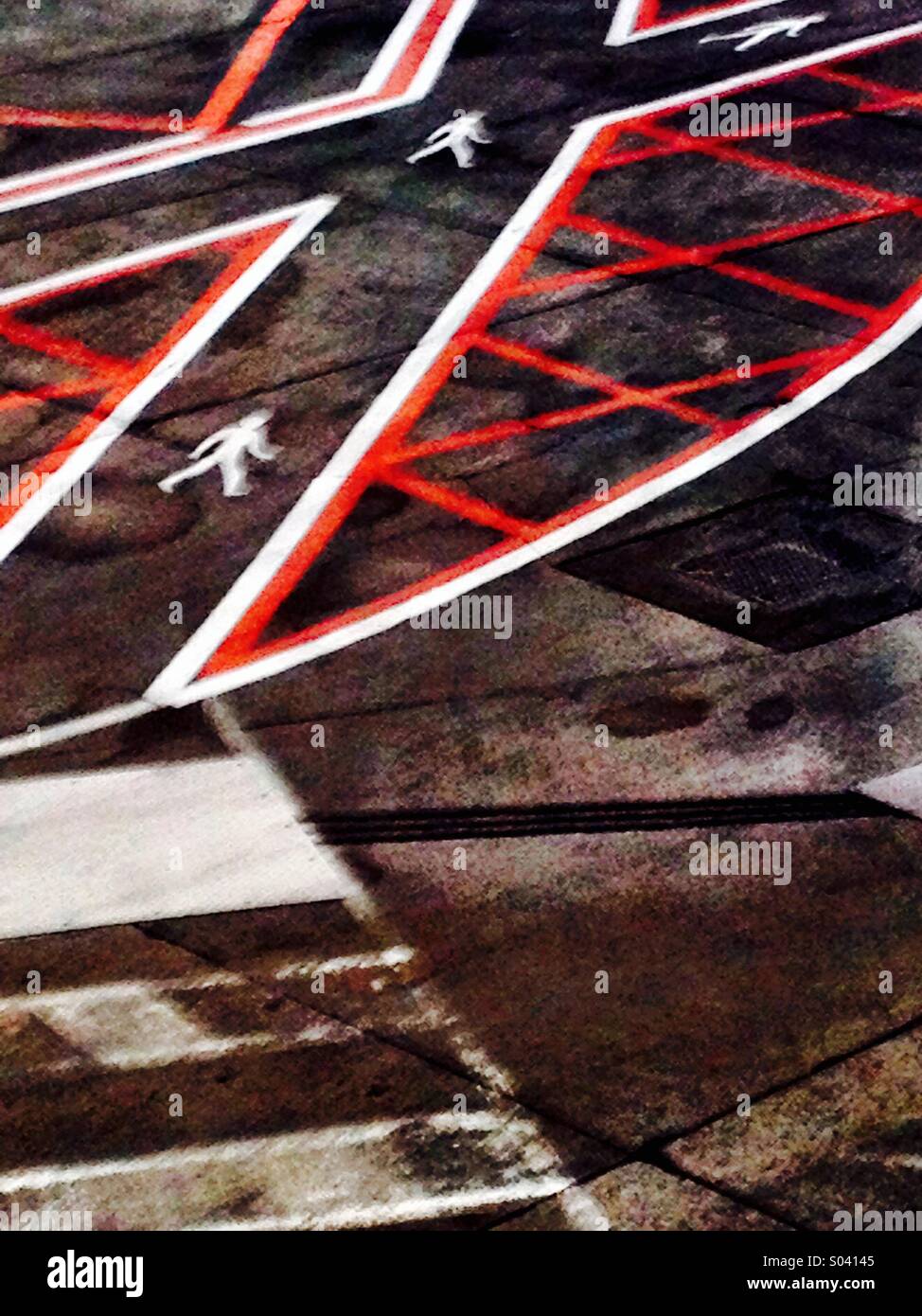 Airport graphics - Smartphone Captured Stock Image