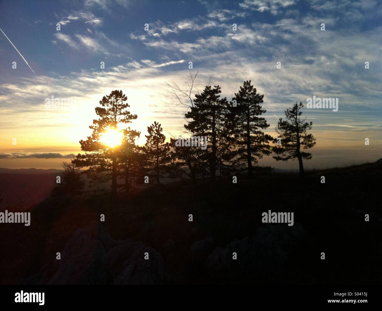 Sunset - Smartphone Captured Stock Image