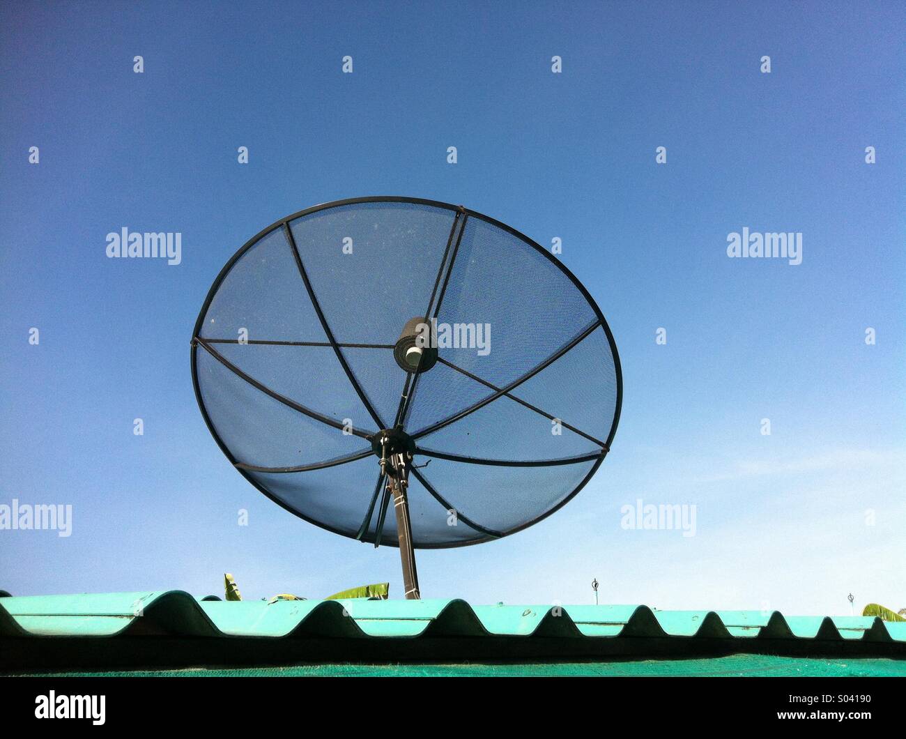 Satellite antenna Stock Photo