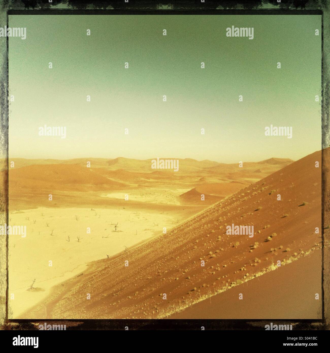 Dune, sossusvlei, namibia - Smartphone Captured Stock Image