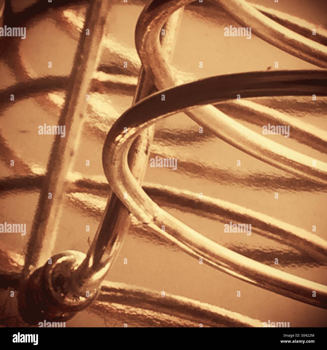 Toast rack and reflection - Smartphone Captured Stock Image