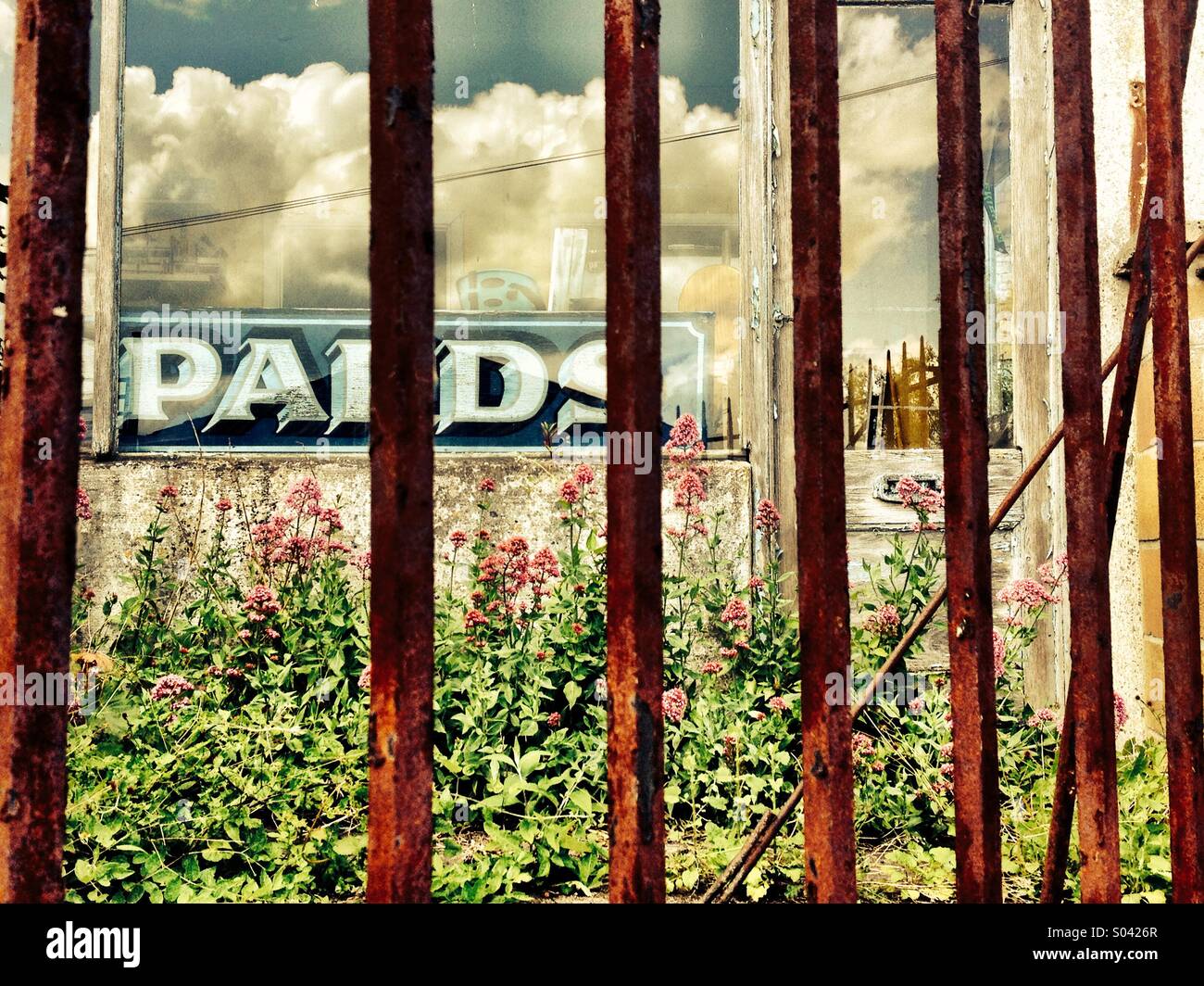 Closed down - Smartphone Captured Stock Image