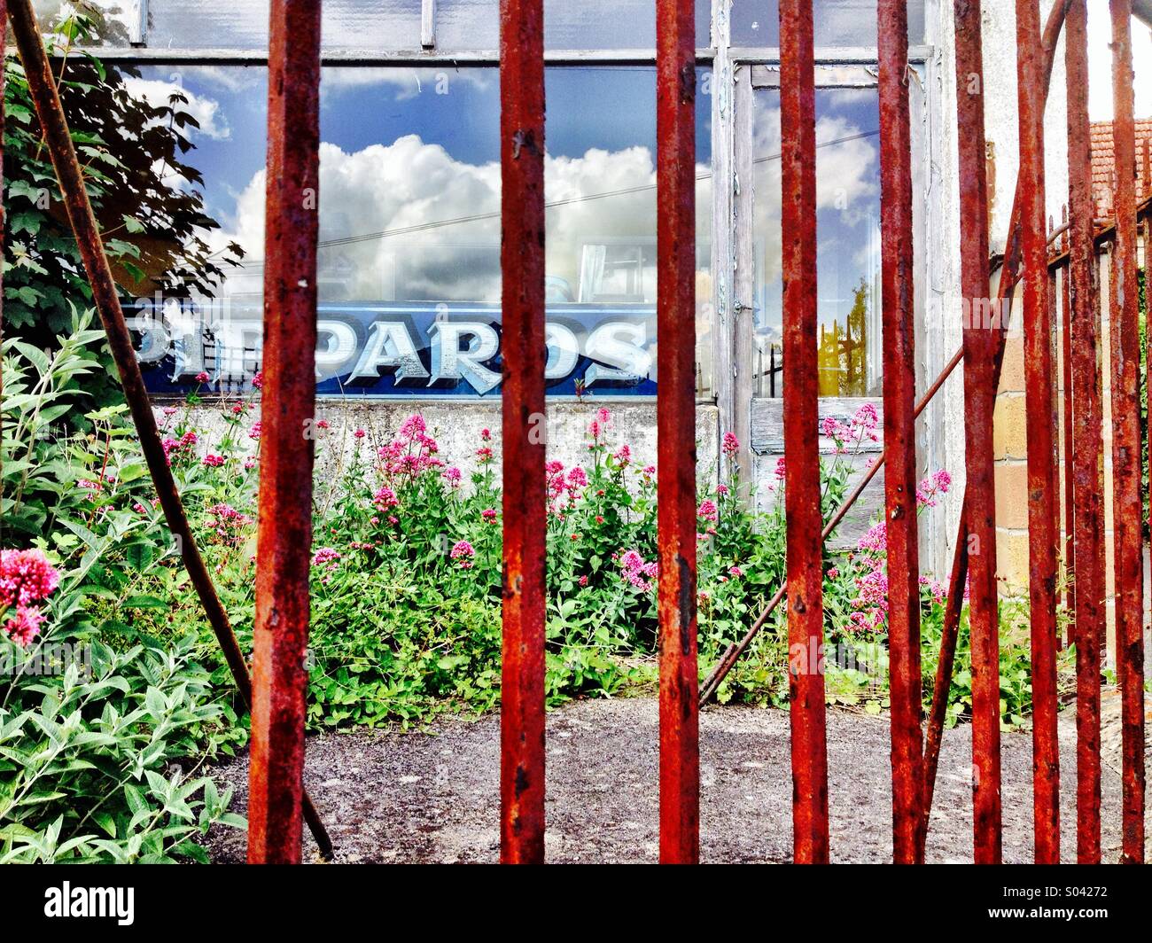 Shut up shop - Smartphone Captured Stock Image