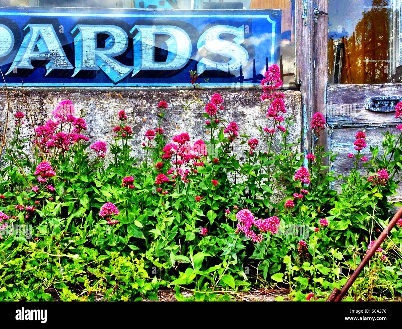 Closed for business - Smartphone Captured Stock Image