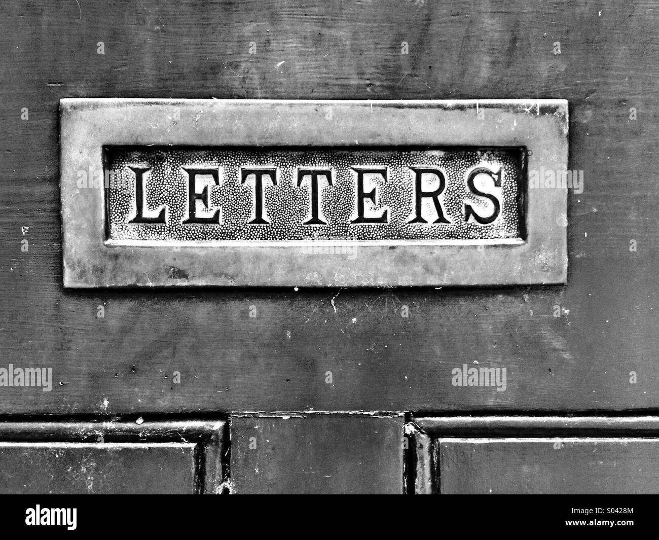 Letterbox graphic - Smartphone Captured Stock Image