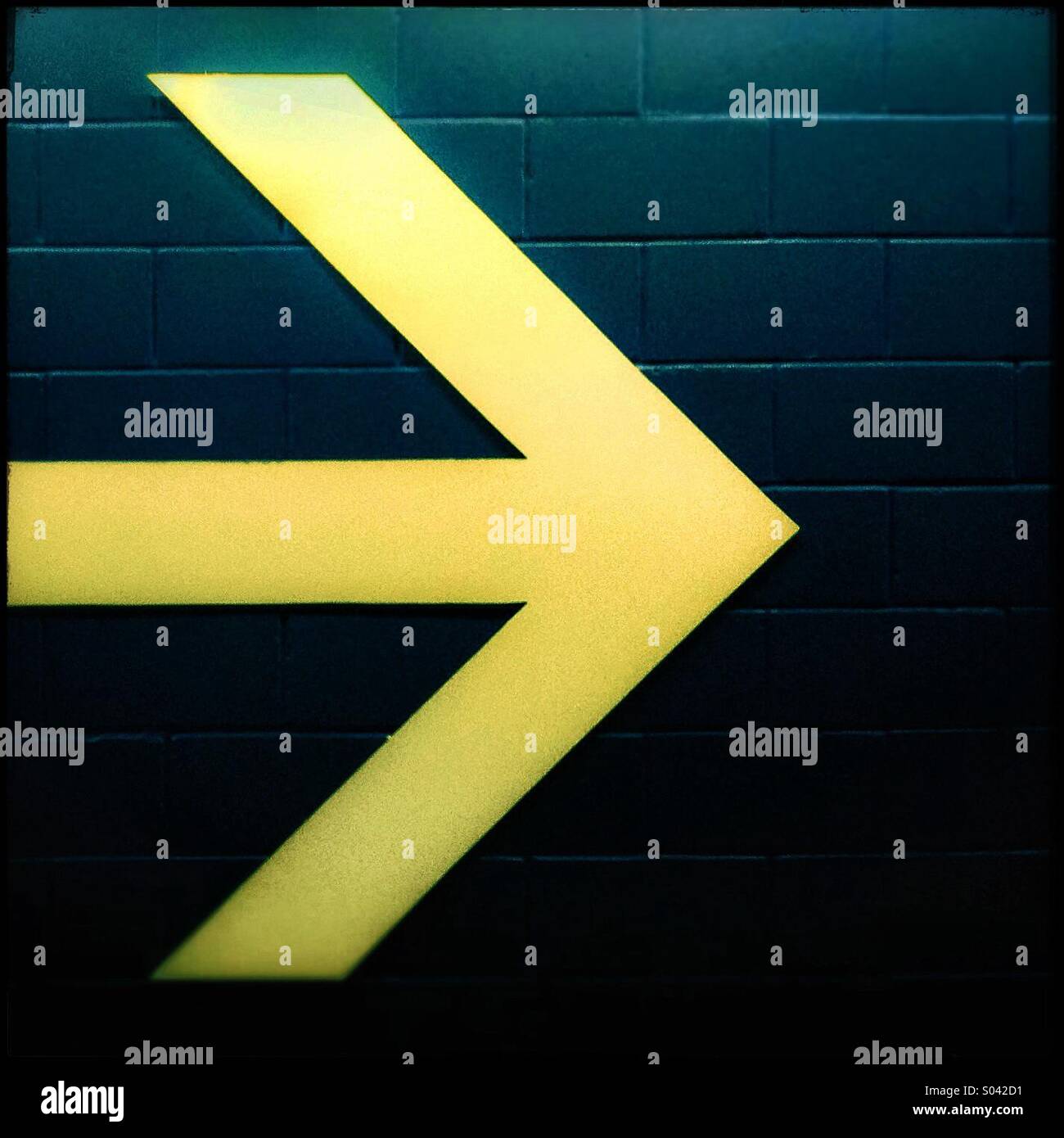 Forward arrow sign - Smartphone Captured Stock Image