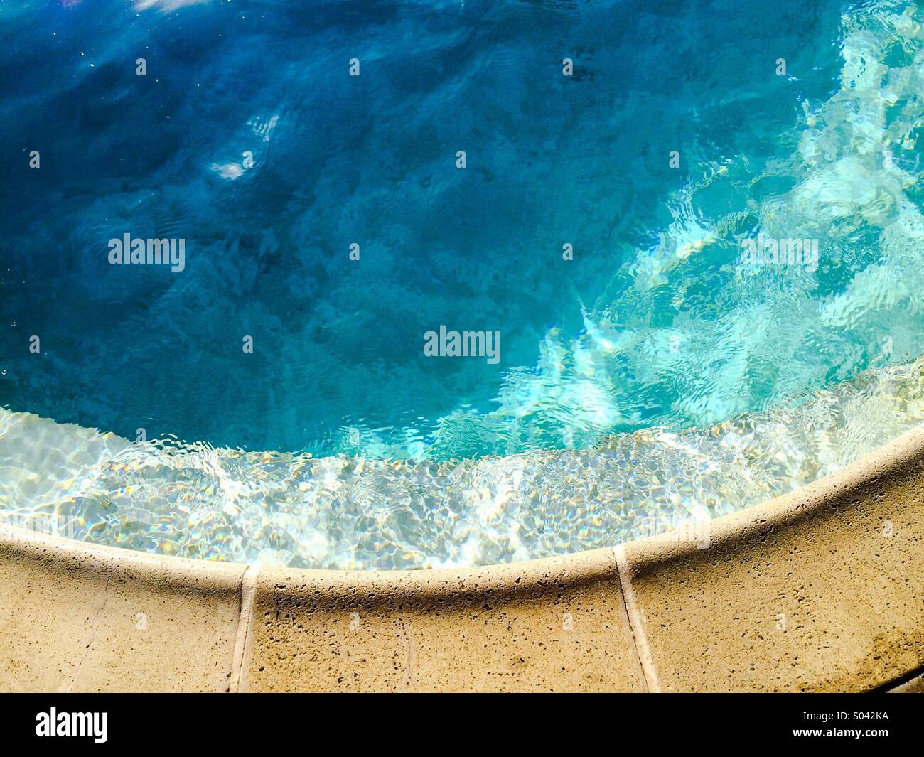 Detail of a swimming pool - Smartphone Captured Stock Image
