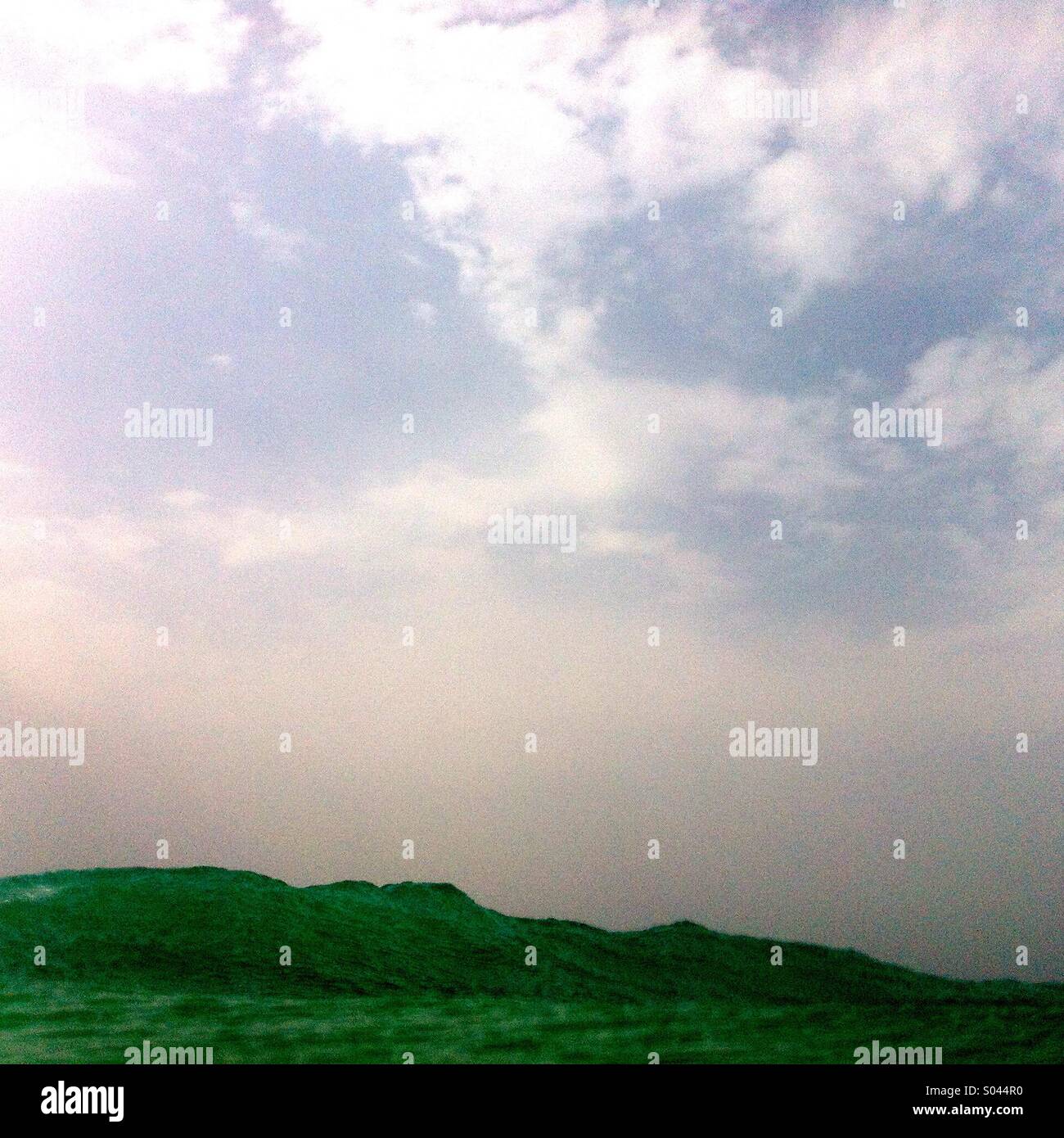 A wave creating in the ocean. - Smartphone Captured Stock Image