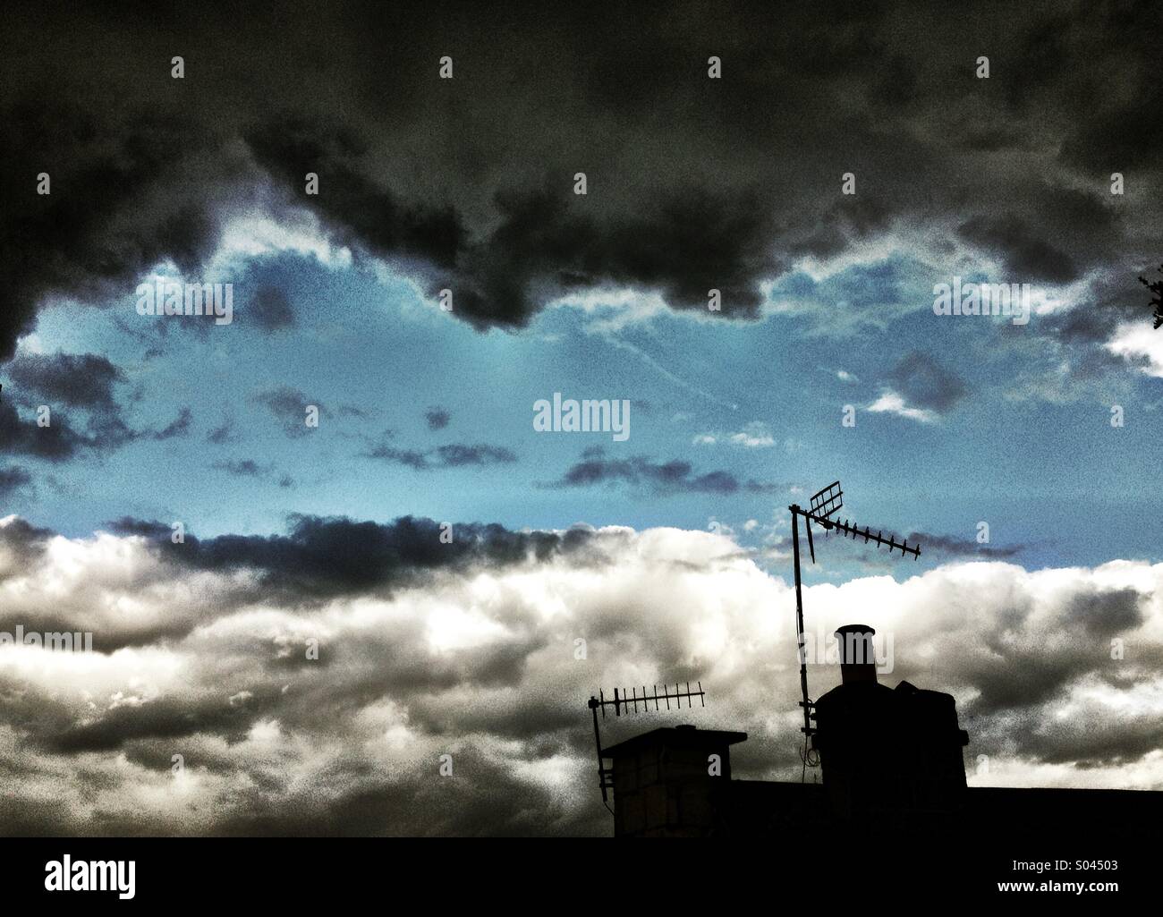 Stormy weather - Smartphone Captured Stock Image