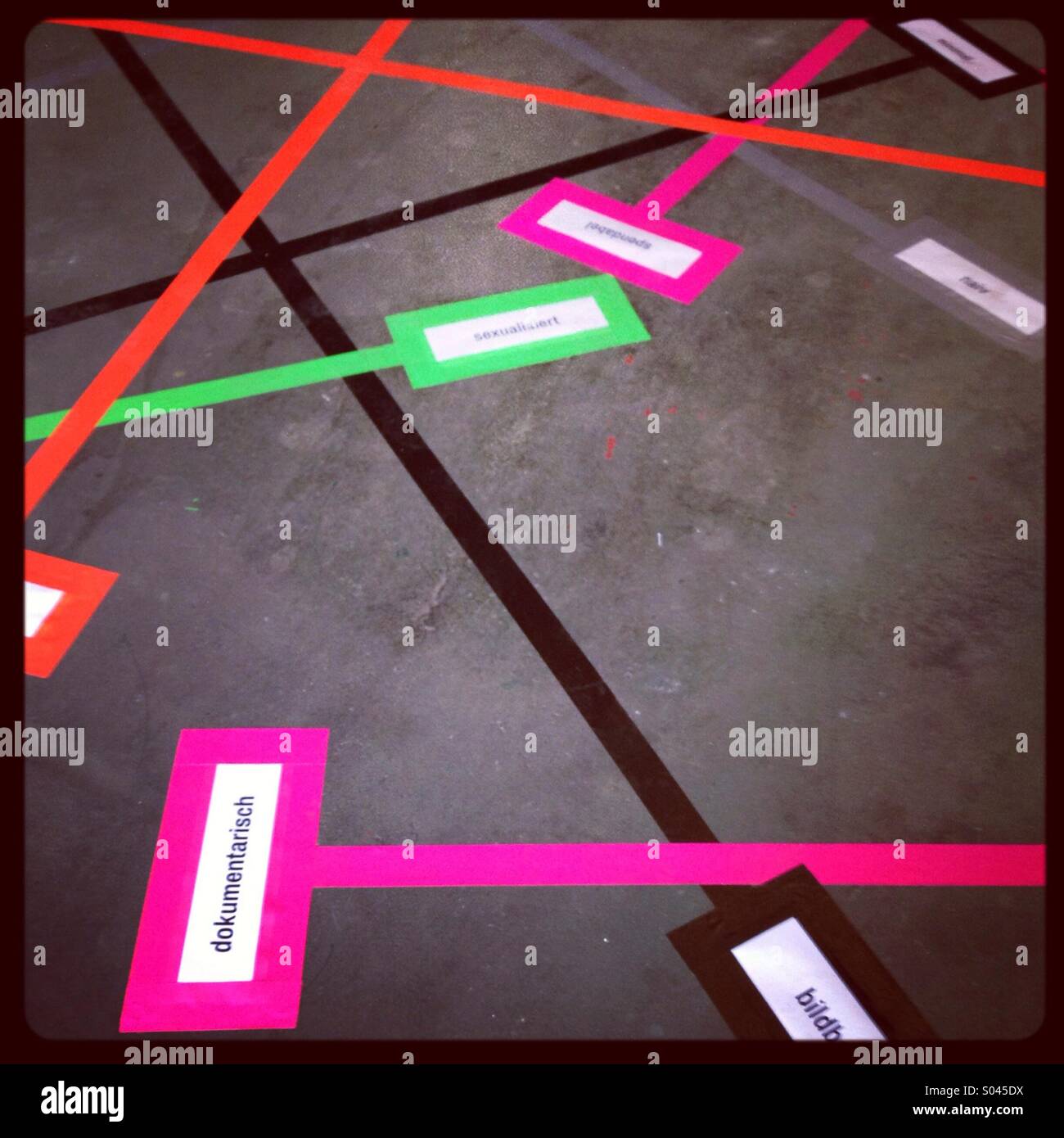 Words art installation hi-res stock photography and images - Alamy