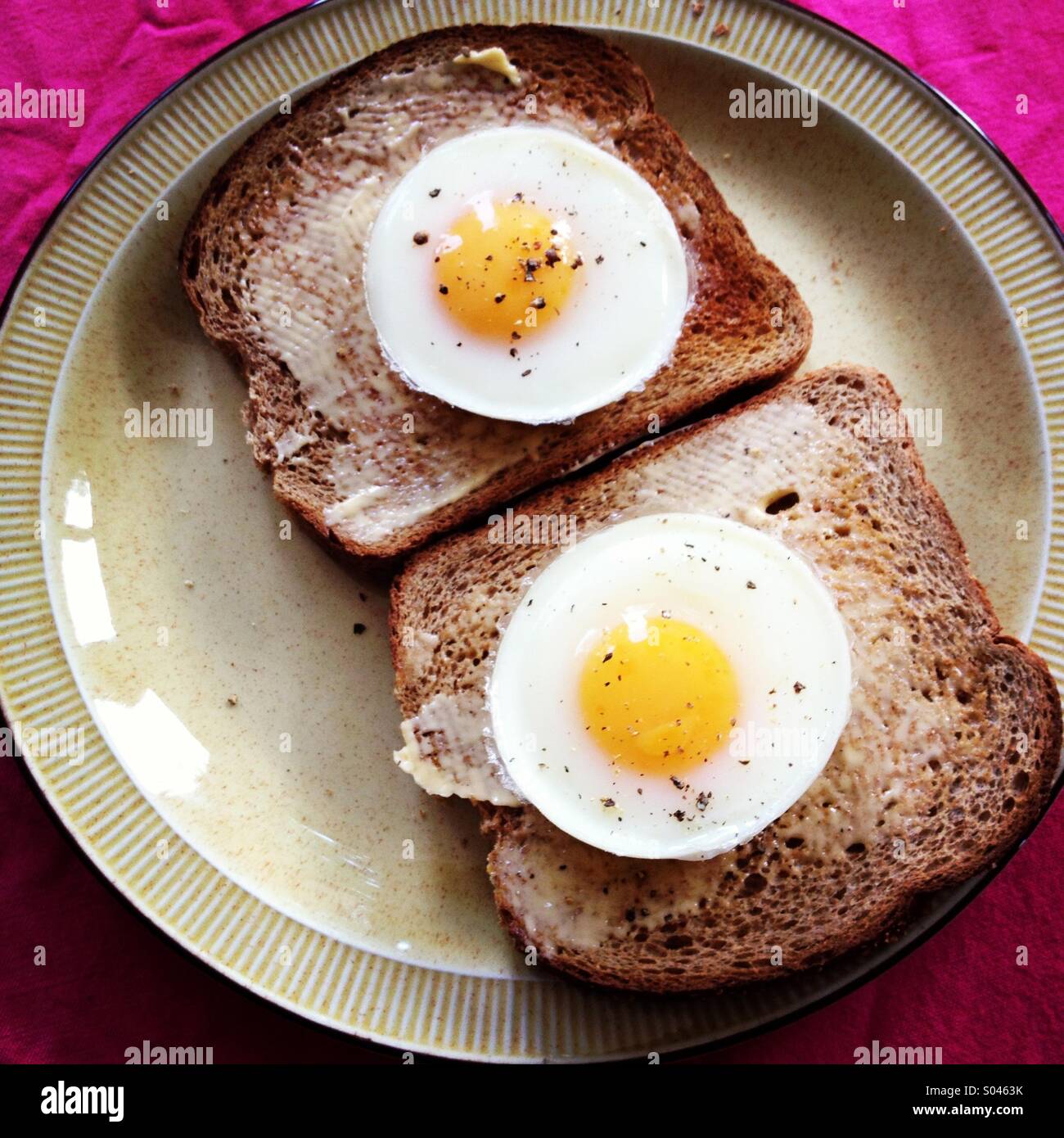 Eggs in the morning Stock Photo Alamy