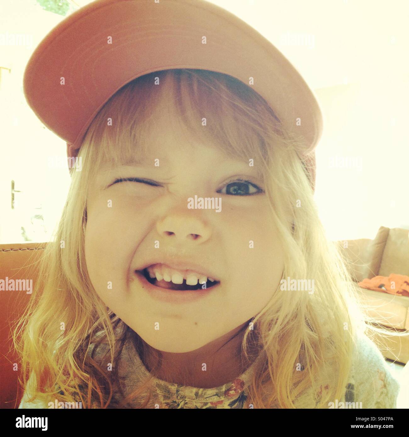 little girl baseball cap