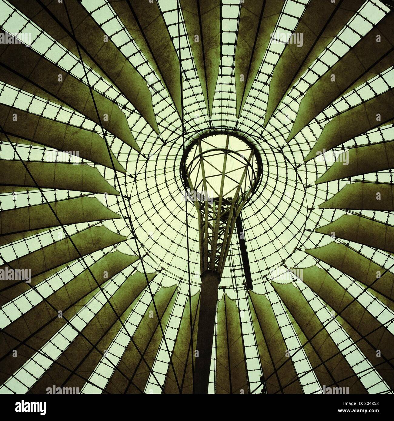 Detail from the Sony Centre, Berlin - Smartphone Captured Stock Image