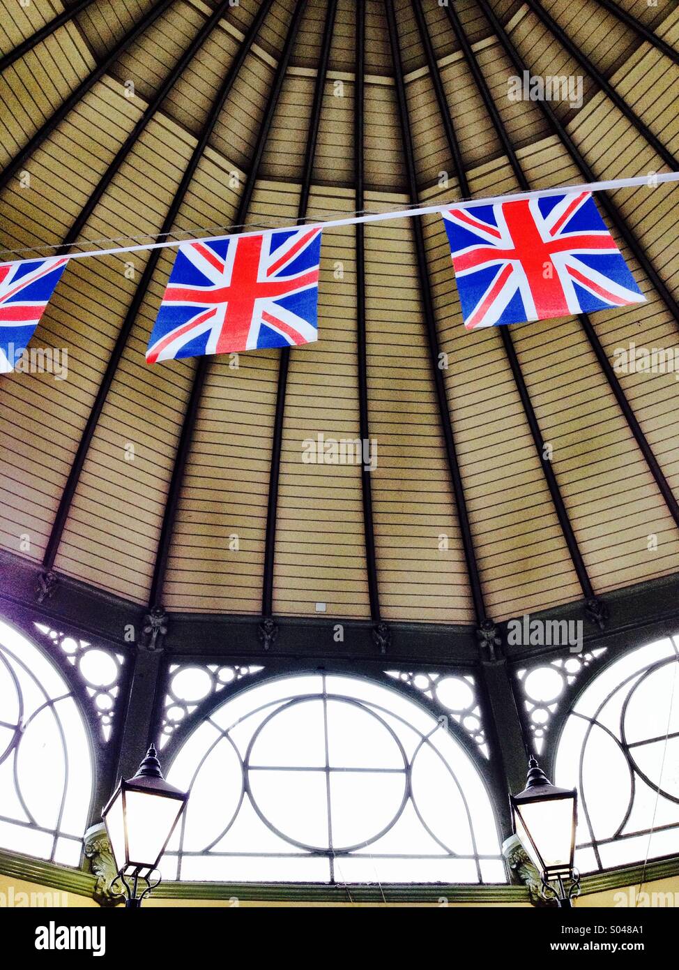 Union Flags - Smartphone Captured Stock Image