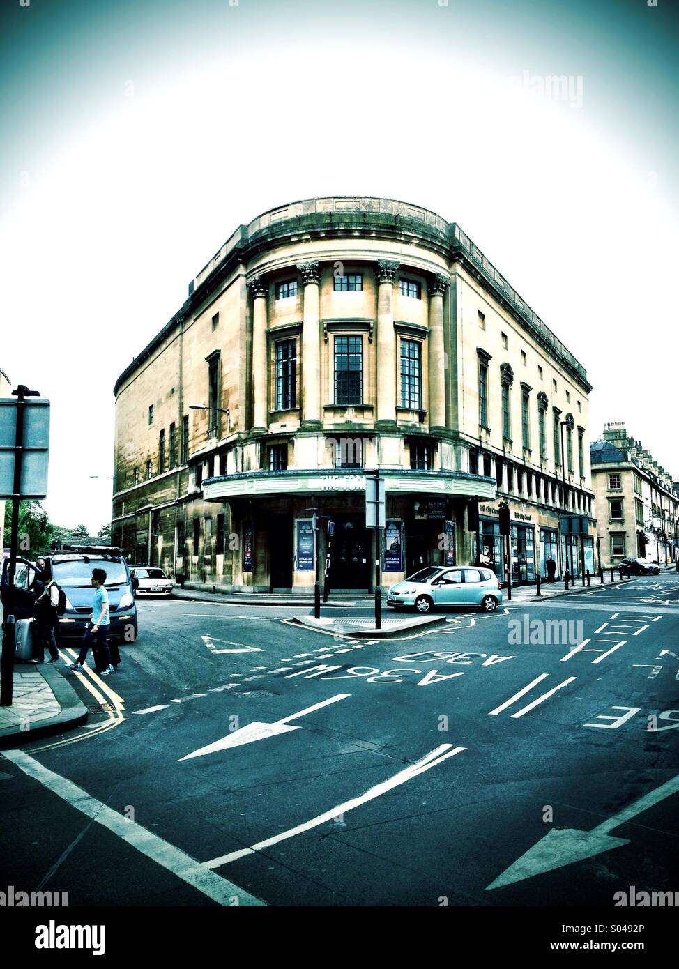 The Forum in Bath UK Stock Photo - Alamy