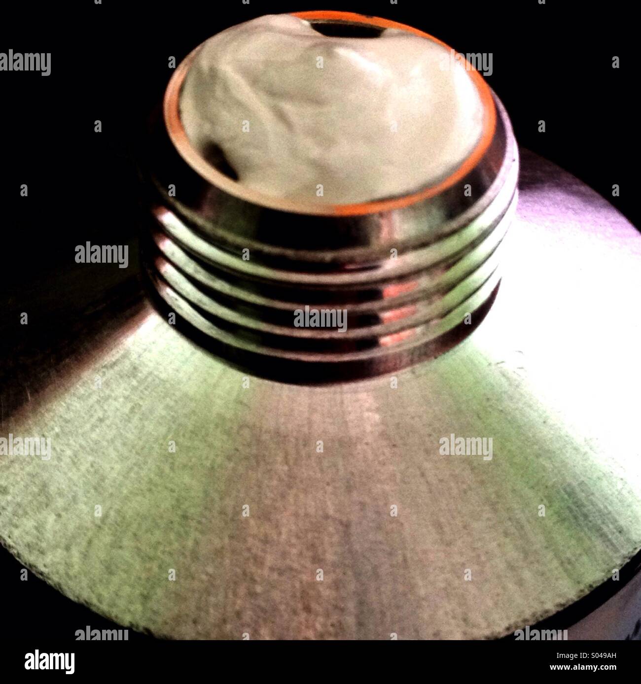 Top of Tube of Acrylic Paint - Smartphone Captured Stock Image