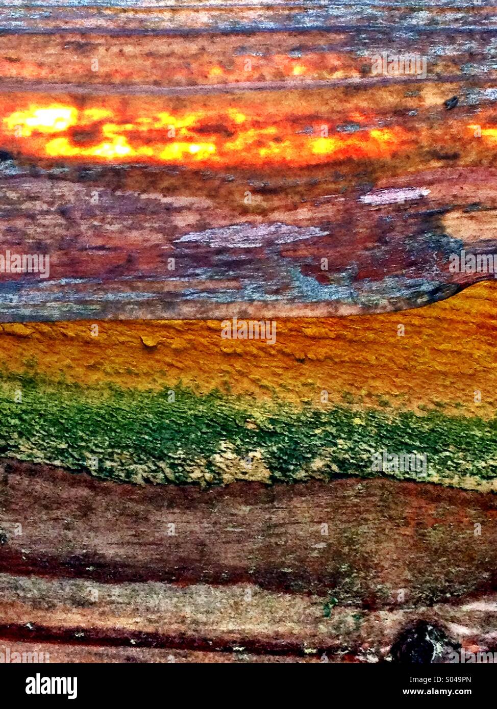 Dawn light through old wooden fence Stock Photo - Alamy