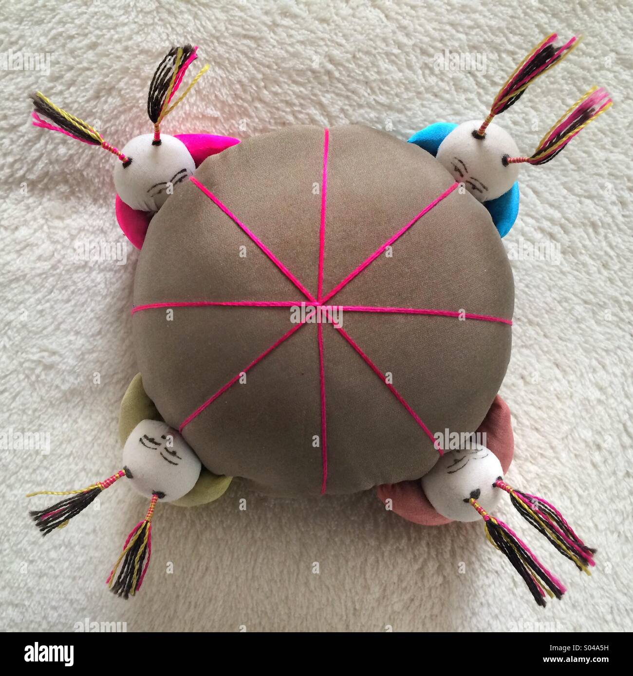 Chinese children pincushion. - Smartphone Captured Stock Image