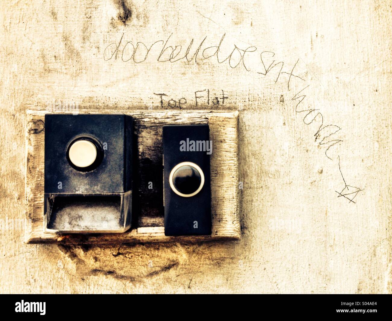 Doorbell doesn't work Stock Photo Alamy
