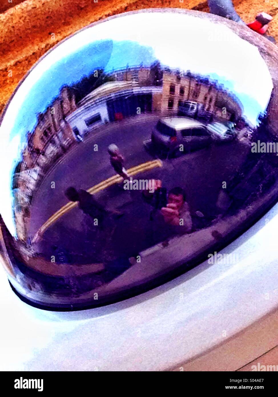 Street Surveillance camera - Smartphone Captured Stock Image