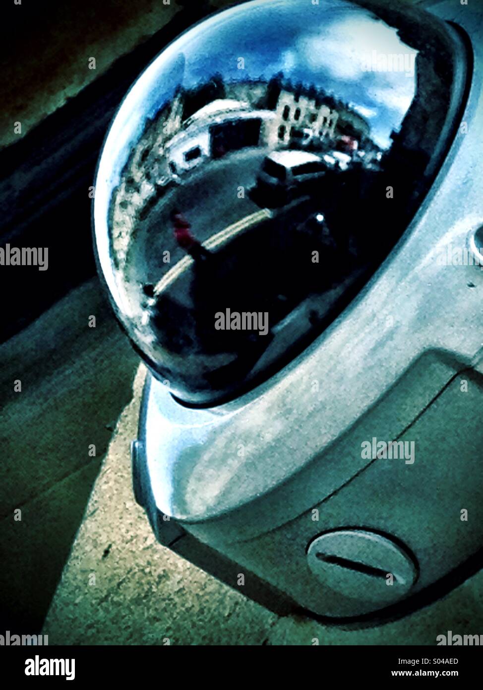 CCTV surveillance - Smartphone Captured Stock Image