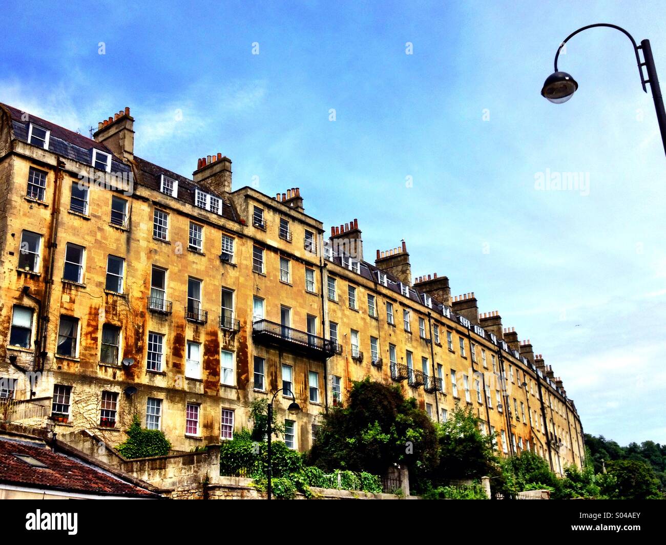 Housing in Bath Somerset - Smartphone Captured Stock Image