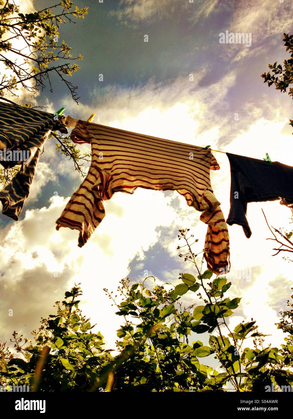 A fine day for drying! - Smartphone Captured Stock Image