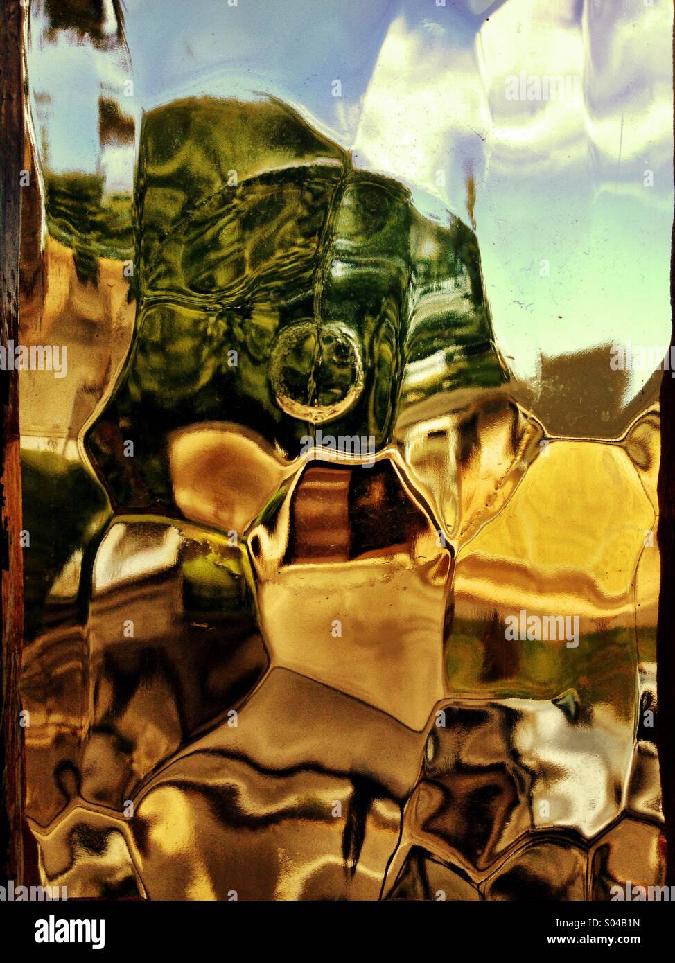 Cubist Landscape - Smartphone Captured Stock Image