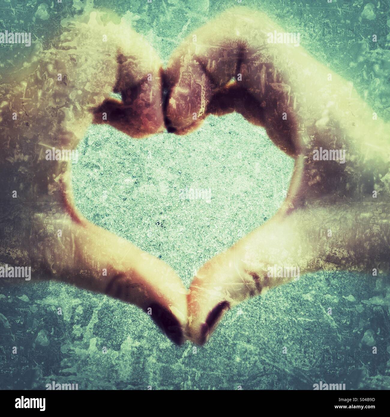 Heart form - Smartphone Captured Stock Image