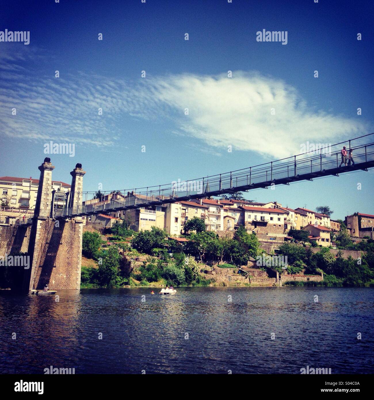 Aurec-sur-Loire,Loire,France - Smartphone Captured Stock Image