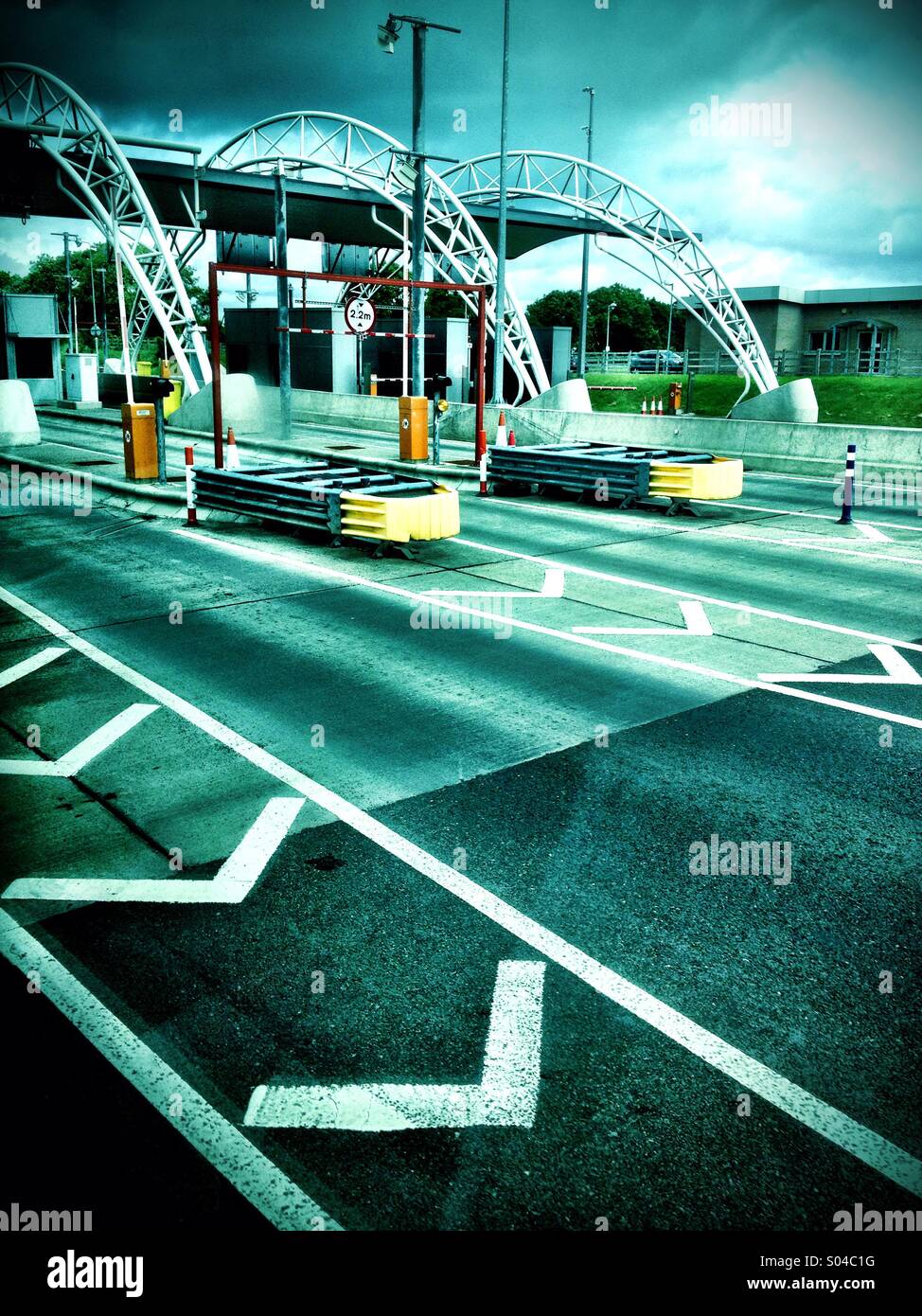 Toll Booth Ireland - Smartphone Captured Stock Image