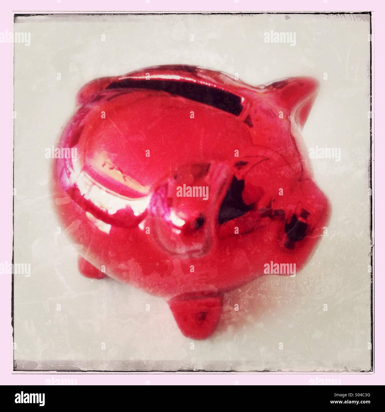 Piggy bank money box - Smartphone Captured Stock Image