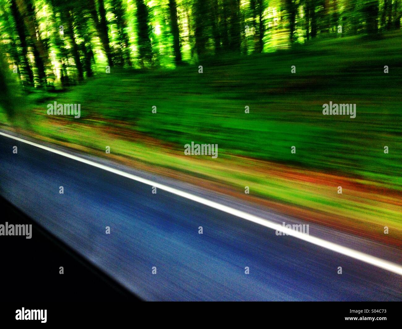 The road passing - Smartphone Captured Stock Image